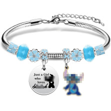 LUXYSODE Bracciale rigido da donna e ragazza con ciondolo con scritta "You are my sunshine" per figlia e nipote