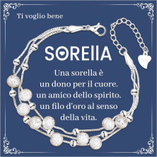 CheersLife Bracciale In Argento Con Stelle E Perline Per Le Donne,Regali Di Ispirazione Per Le Donne Ragazze,Bracciali Per Donna