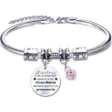 QTQTLP Regalo Amicizia Bracciale,Donna Bracciale Ispiratore Donna Ragazza per La Migliore Amica Regalo di Laurea, Regalo di