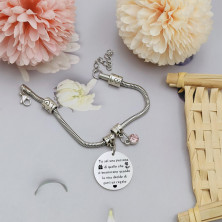 QTQTLP Regalo Amicizia Bracciale,Donna Bracciale Ispiratore Donna Ragazza per La Migliore Amica Regalo di Laurea, Regalo di