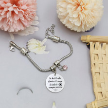 QTQTLP Regalo Amicizia Bracciale,Donna Bracciale Ispiratore Donna Ragazza per La Migliore Amica Regalo di Laurea, Regalo di