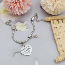 QTQTLP Regalo Amicizia Bracciale,Donna Bracciale Ispiratore Donna Ragazza per La Migliore Amica Regalo di Laurea, Regalo di