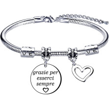 Lumengqi Bracciale Donna Regalo Donna Regali per la moglie Fidanzata Sorella compagno di classe Mamma Amic Braccialetti Amicizia