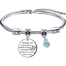 Lumengqi Bracciale Donna Regalo Donna Regali per la moglie Fidanzata Sorella compagno di classe Mamma Amic Braccialetti Amicizia