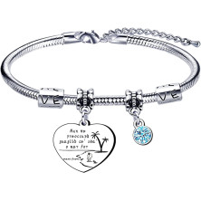 Lumengqi Bracciale Donna Regalo Donna Regali per la moglie Fidanzata Sorella compagno di classe Mamma Amic Braccialetti Amicizia