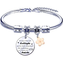 FGHJK Regali Natale Collega Bracciale Collega Regalo Colleghe Regalo di Amicizia Colleghi Braccialetto Regali per Collega Regalo