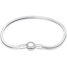 LNQOBU Argento Sterling 925 Braccialetto da Donna con chiusura a cuore Compatibile con Pandora Europei Charms da Donna