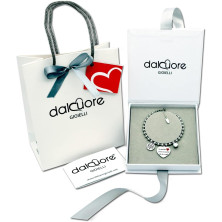 dalcuore Bracciale Amicizia, Ipoallergenico, Idee Regalo Donna Compleanno Amica Migliore Braccialetto Frasi Speciali per Amiche