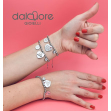 dalcuore Bracciale Amicizia, Ipoallergenico, Idee Regalo Donna Compleanno Amica Migliore Braccialetto Frasi Speciali per Amiche