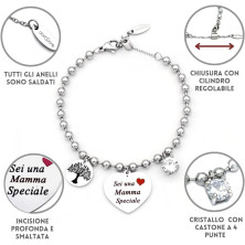 dalcuore Bracciale Amicizia, Ipoallergenico, Idee Regalo Donna Compleanno Amica Migliore Braccialetto Frasi Speciali per Amiche