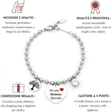 dalcuore Bracciale Amicizia, Ipoallergenico, Idee Regalo Donna Compleanno Amica Migliore Braccialetto Frasi Speciali per Amiche