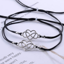 VGWON Braccialetti Amicizia Creativo, Bracciale Coppia, Regalo per la Sorella, Migliore Amica, Fidanzato e Fidanzata, 2