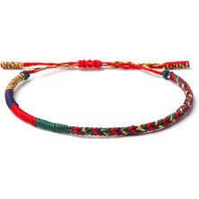 LUCKY BUDDHIST – Portafortuna Braccialetto + Regalo Buddista! Tibetano Amicizia Color Corda Bracciale. Per uomo donna