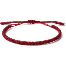 LUCKY BUDDHIST – Portafortuna Braccialetto + Regalo Buddista! Tibetano Amicizia Color Corda Bracciale. Per uomo donna