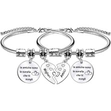 GUOYU migliore amica bracciale compleanno idee regalo portachiavi cuore amicizia donna laurea speciale sorella teenager (1)