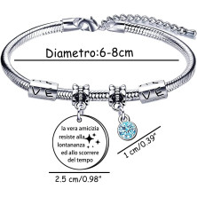 GUOYU migliore amica bracciale compleanno idee regalo portachiavi cuore amicizia donna laurea speciale sorella teenager (1)