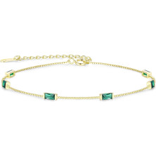 LOUISA SECRET Bracciale Donna Argento 925 Braccialetto Zirconi Cubici Placcato Oro Bracciali Donna Gioielli Regalo Natale