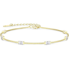 LOUISA SECRET Bracciale Donna Argento 925 Braccialetto Zirconi Cubici Placcato Oro Bracciali Donna Gioielli Regalo Natale