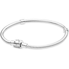 Pandora Bracciale Argento sterling 925 con chiusura a cilindro - 598816C00,