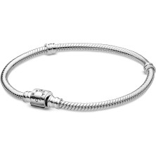 Pandora Bracciale Argento sterling 925 con chiusura a cilindro - 598816C00,