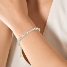 GW Bracciale Tennis Donna Braccialetto Donna Argento con Zirconi Personalizzato Braccialetti Regalo Donna Bomboniere Compleanno