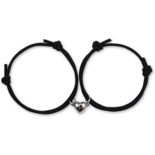 VGWON Bracciale Magnete Anima Gemella, Regalo per Coppia Lui Lei Fidanzata Fidanzato, 2pcs Amore Magnete Intrecciato a Mano