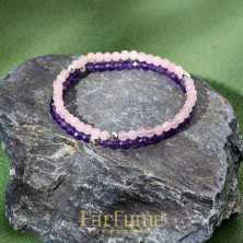 Farfume Braccialetti Chakra da donna - Bracciale con cristalli di pietre curative per donna Bracciale con pietre preziose