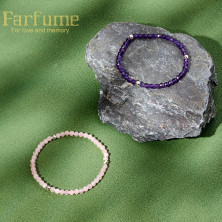 Farfume Braccialetti Chakra da donna - Bracciale con cristalli di pietre curative per donna Bracciale con pietre preziose