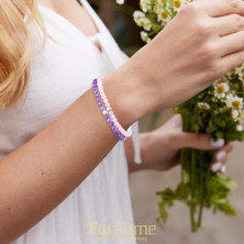 Farfume Braccialetti Chakra da donna - Bracciale con cristalli di pietre curative per donna Bracciale con pietre preziose