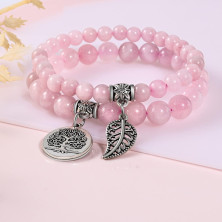 Farfume Braccialetti Chakra da donna - Bracciale con cristalli di pietre curative per donna Bracciale con pietre preziose