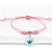 2pcs Lilo Stitch Bracciale simyron Lilo Stitch Bracciale,Braccialetto a punto Lilo e Stitch regalo per donne ragazze Ohana