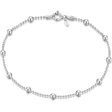 Amberta Bracciale da Donna in Argento Sterling 925 Lunghezza 18 cm