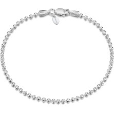 Amberta Bracciale da Donna in Argento Sterling 925 Lunghezza 18 cm