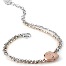 Unchain My Bracciale Cuore Indovina acciaio chirurgico rosa placcato in oro logo UBB78103-S [AC1125]