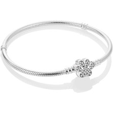 Pandach Braccialetto da Donna con chiusura a cuore Argento Sterling 925 meraviglioso gioielli in argento, elegante idea regalo