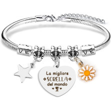 Regalo Sorella,Regalo Da Fare Alla Sorella,Bracciale Sorella,Regalo Per Sorella Maggiore,Regalo Sorella Compleanno,Idee Regalo