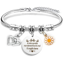 Regalo Sorella,Regalo Da Fare Alla Sorella,Bracciale Sorella,Regalo Per Sorella Maggiore,Regalo Sorella Compleanno,Idee Regalo