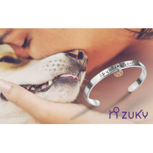 ZUKY Bracciali in acciaio dedicati agli amanti degli animali