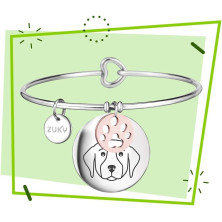 ZUKY Bracciali in acciaio dedicati agli amanti degli animali