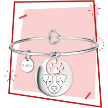 ZUKY Bracciali in acciaio dedicati agli amanti degli animali