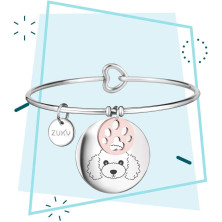 ZUKY Bracciali in acciaio dedicati agli amanti degli animali