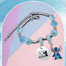 PQKL-party Bracciale Stitch Bambina Bracciale Lilo Stitch Donna Bracciale Bambina on Ciondoli Regalo di Compleanno per la