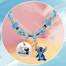 PQKL-party Bracciale Stitch Bambina Bracciale Lilo Stitch Donna Bracciale Bambina on Ciondoli Regalo di Compleanno per la