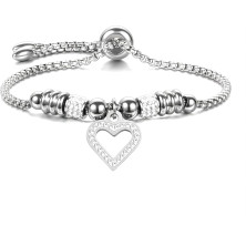 Lashjan Bracciale Donna Acciaio Braccialetti in acciaio inossidabile con ciondoli Bracciale Donna Bracciale Albero Della Vita