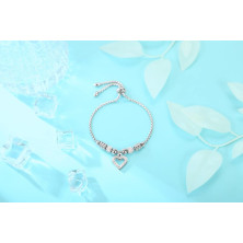 Lashjan Bracciale Donna Acciaio Braccialetti in acciaio inossidabile con ciondoli Bracciale Donna Bracciale Albero Della Vita