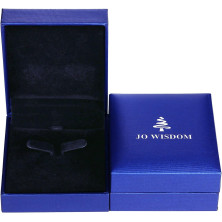 JO WISDOM Orecchini Infinito Twist Argento 925 Donna con AAA Zirconia cubica