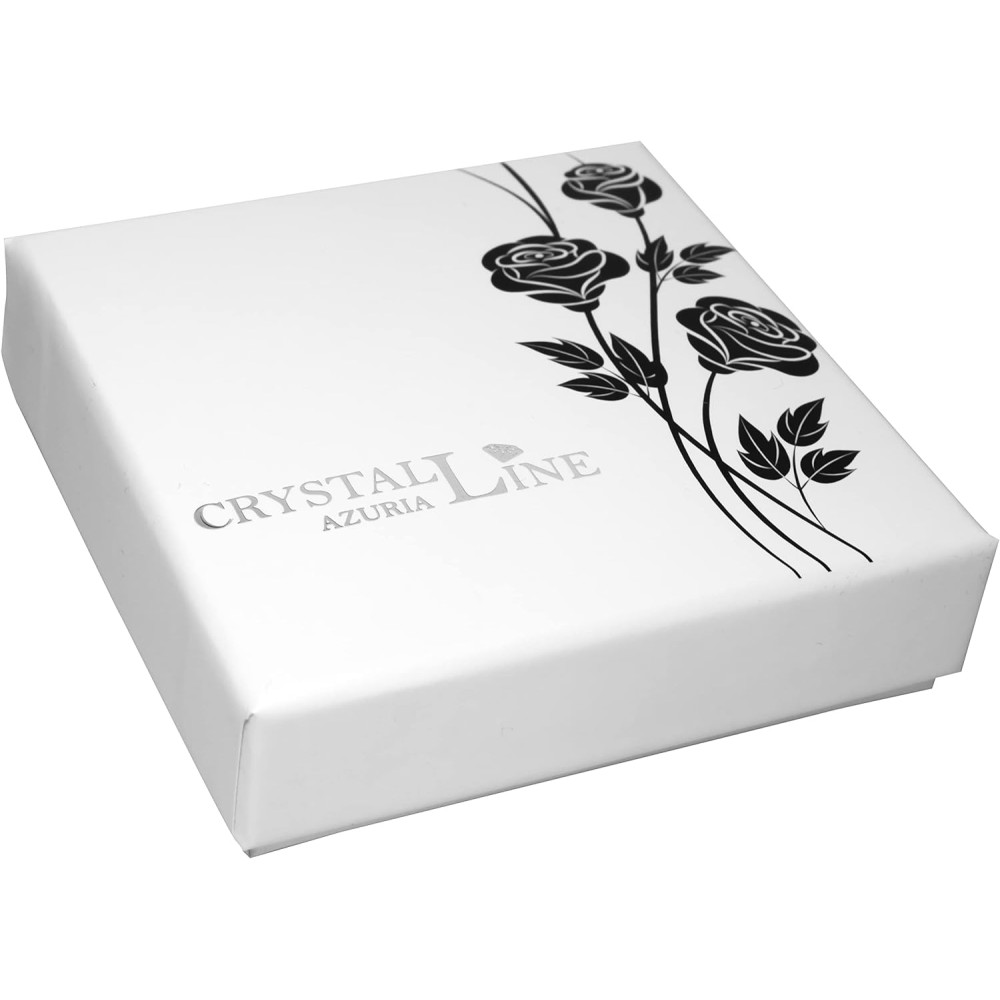 Crystalline Azuria Gioielleria Parures per Donne Nozze Sposa Gioielleria Parure Con Collana e Orecchino Zirconia Damigella