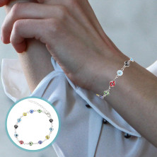 USHOBE Regalo Evil Eye Glücks amuleto regolabile per proteggere donne adolescenti ragazze ragazzi famiglia amici bracciale,