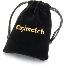 Cupimatch Bracciale in pelle da uomo: bracciale regolabile in acciaio inox con fibbia magnetica a doppio strato in pelle