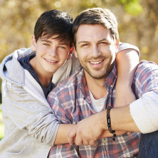 TempBeau Bracciale da uomo con ciondolo a forma di papà, colore nero, per uomo, alla moda, Natale, giorno del Ringraziamento,